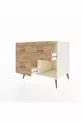 Commode Kronos 3 tiroirs Pierre de lune-Pin