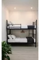 Modern Etagenbett, Sonnen-Etagenbett, Metall-Etagenbett, Abnehmbar, Cm Schwarzes Etagenbett