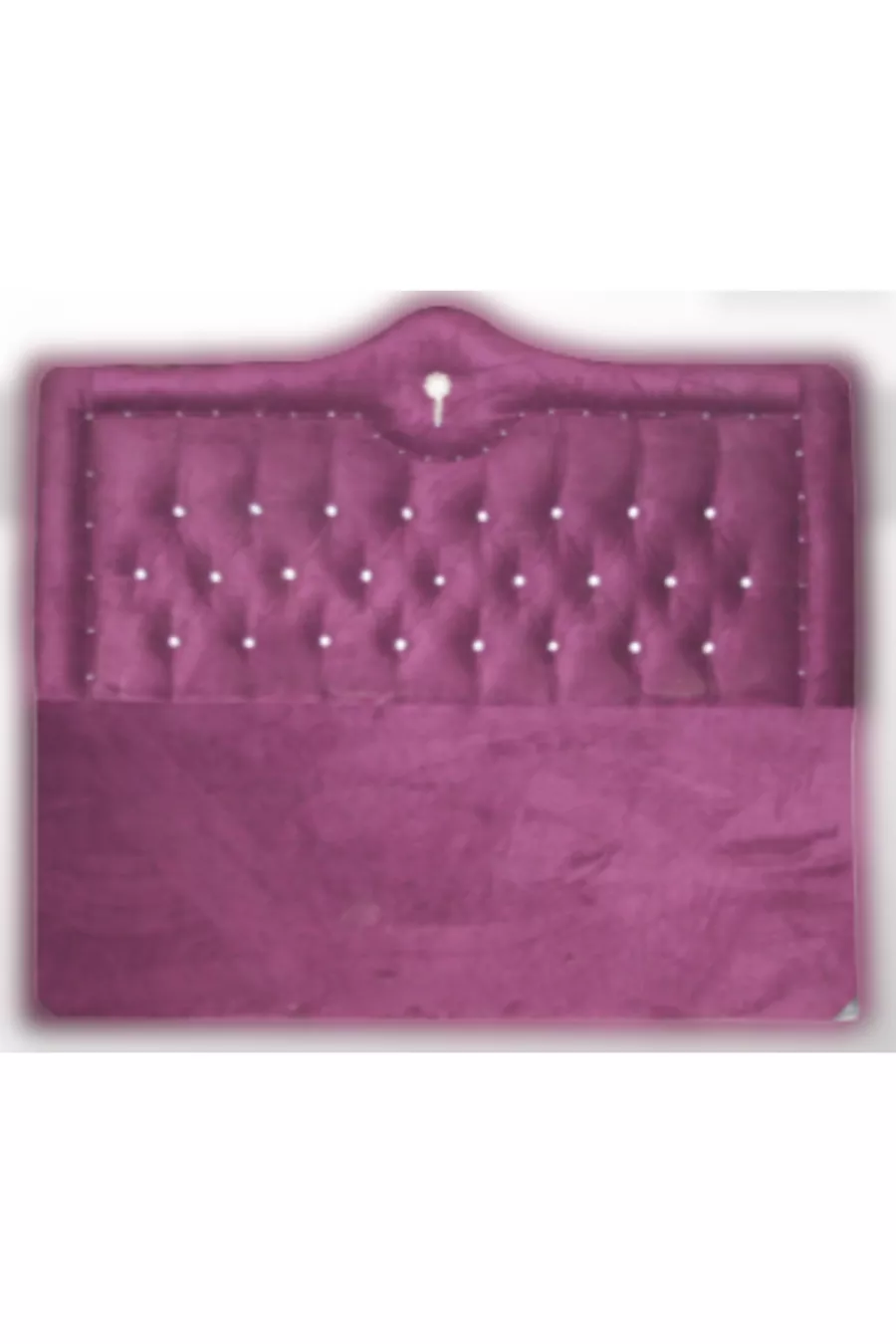 Головка Alc Kral двойная, из кашемирового твида, цвет марсала, с капитоновкой