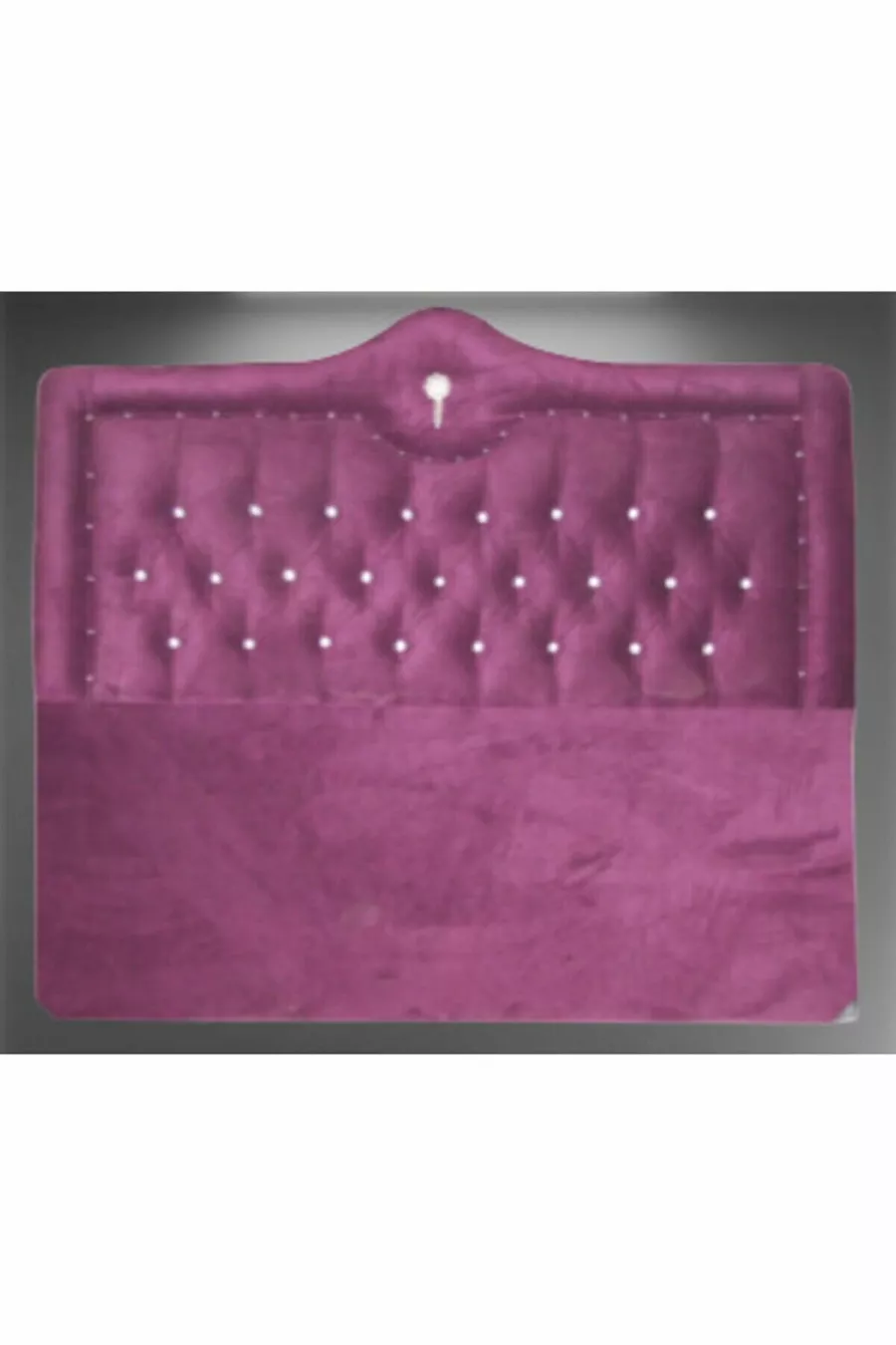 Tête de lit Alc Roi Fauve Mauve Tissu Matelassé cm Tête de lit Fait Main