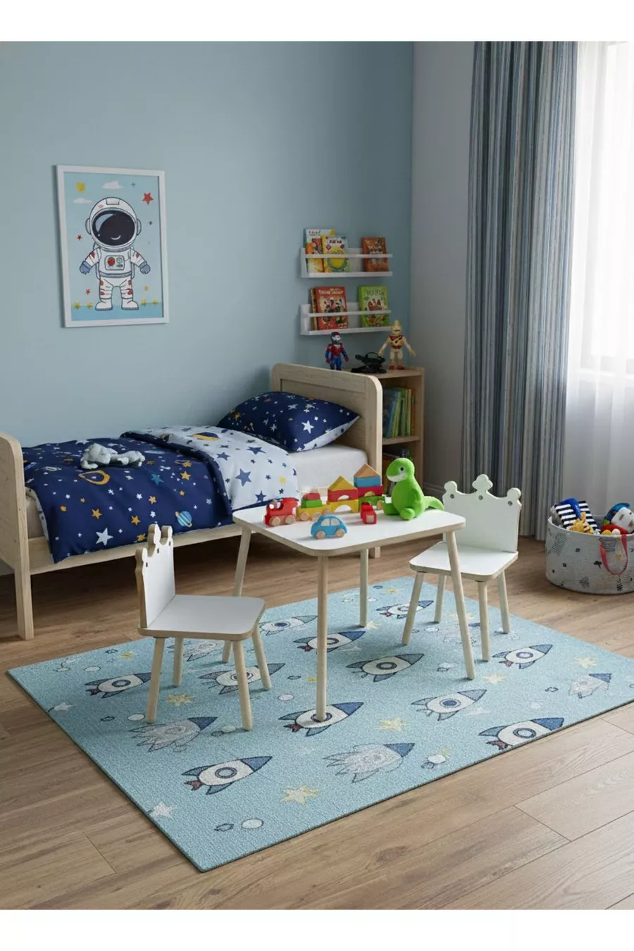 Ensemble table et chaises pour enfants Table d'activité Table de travail 1 table 2 chaises