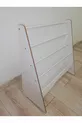 Bibliothèque en tissu Montessori pour maternelle, école, chambre d'enfant, en bois, lavable, blanc