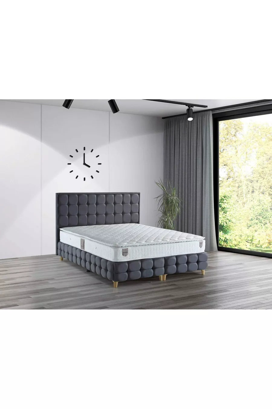 Matelas en mousse orthopédique complet London Visco Petli pour une personne ou pour deux, sur mesure cm