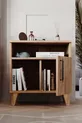 Table de chevet à 2 compartiments avec porte, en pin Atlantique