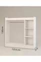 Armoire à vêtements pratique à 3 étagères - Blanche