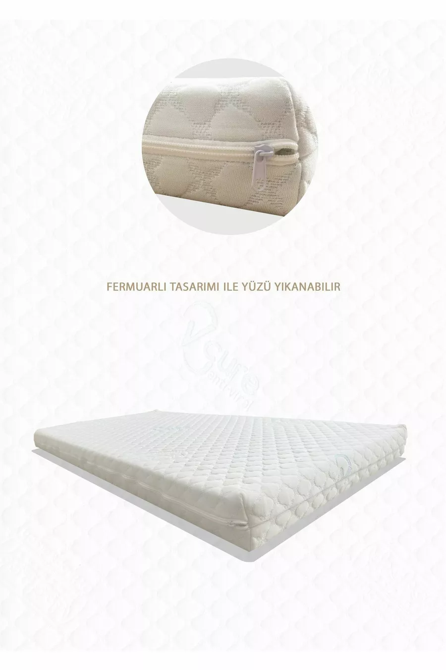 Schaumstoff-Babymatratze, kompatibel mit Bett und Wiege