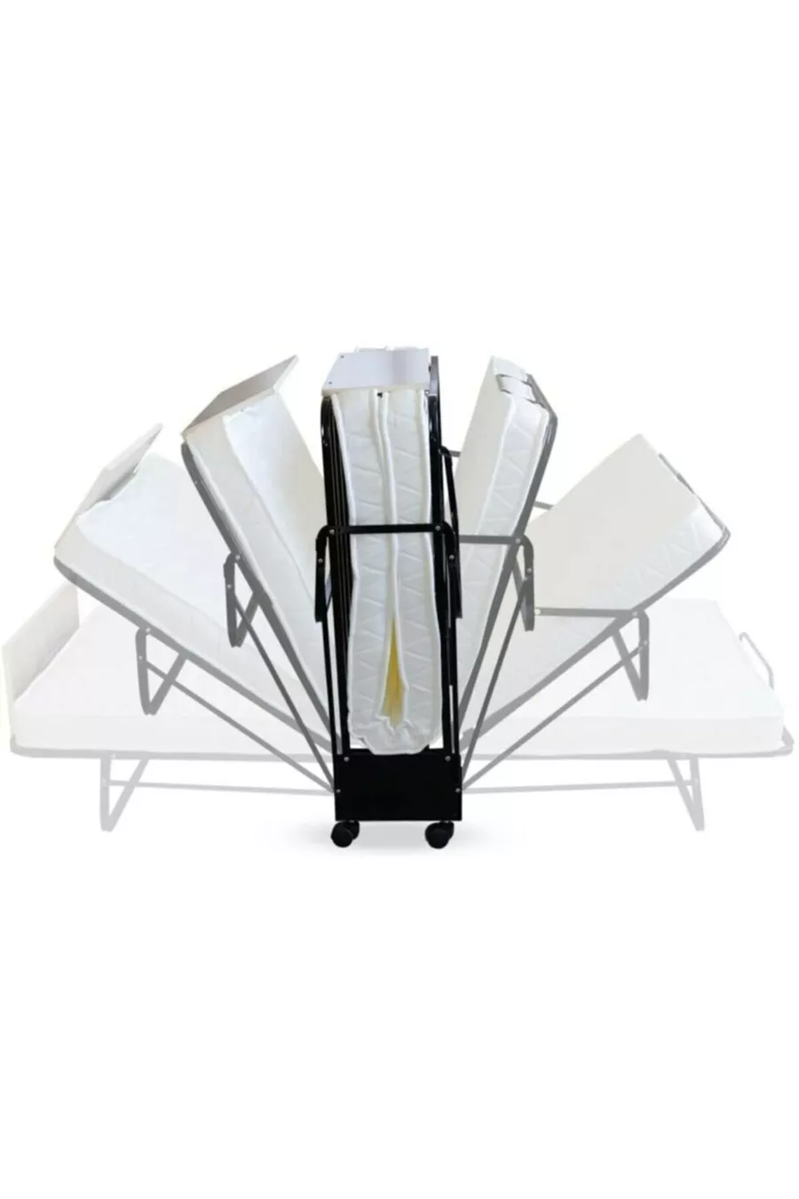 Letto pieghevole in metallo Usta + Rete singola (X cm)