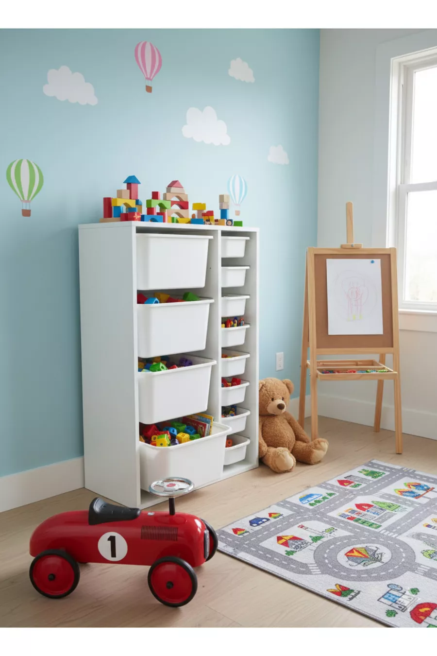 Mehrzweck-Spielzeugschrank mit Schubladen und Aufbewahrungseinheit – Kinderzimmer-Organizer MIT ETIKETT ALS GESCHENK