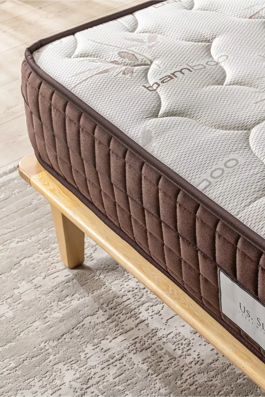 Matelas à ressorts ultra orthopédique Super Bamboo