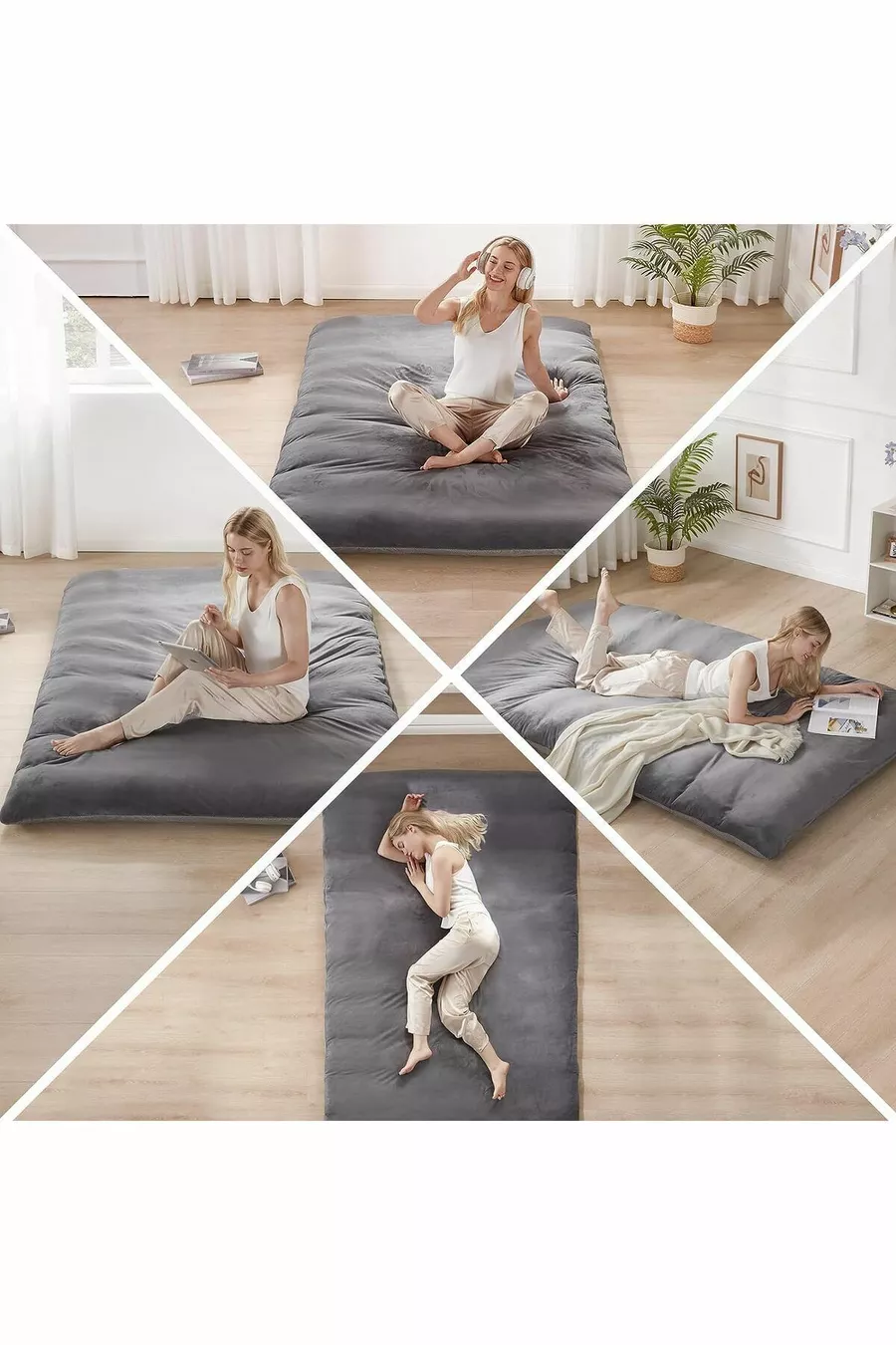 Lori Model Yatağı & Aktivite Yatağı & Misafir Yatağı & Dolgulu Yer Yatağı % Fermuarlı Kılıf