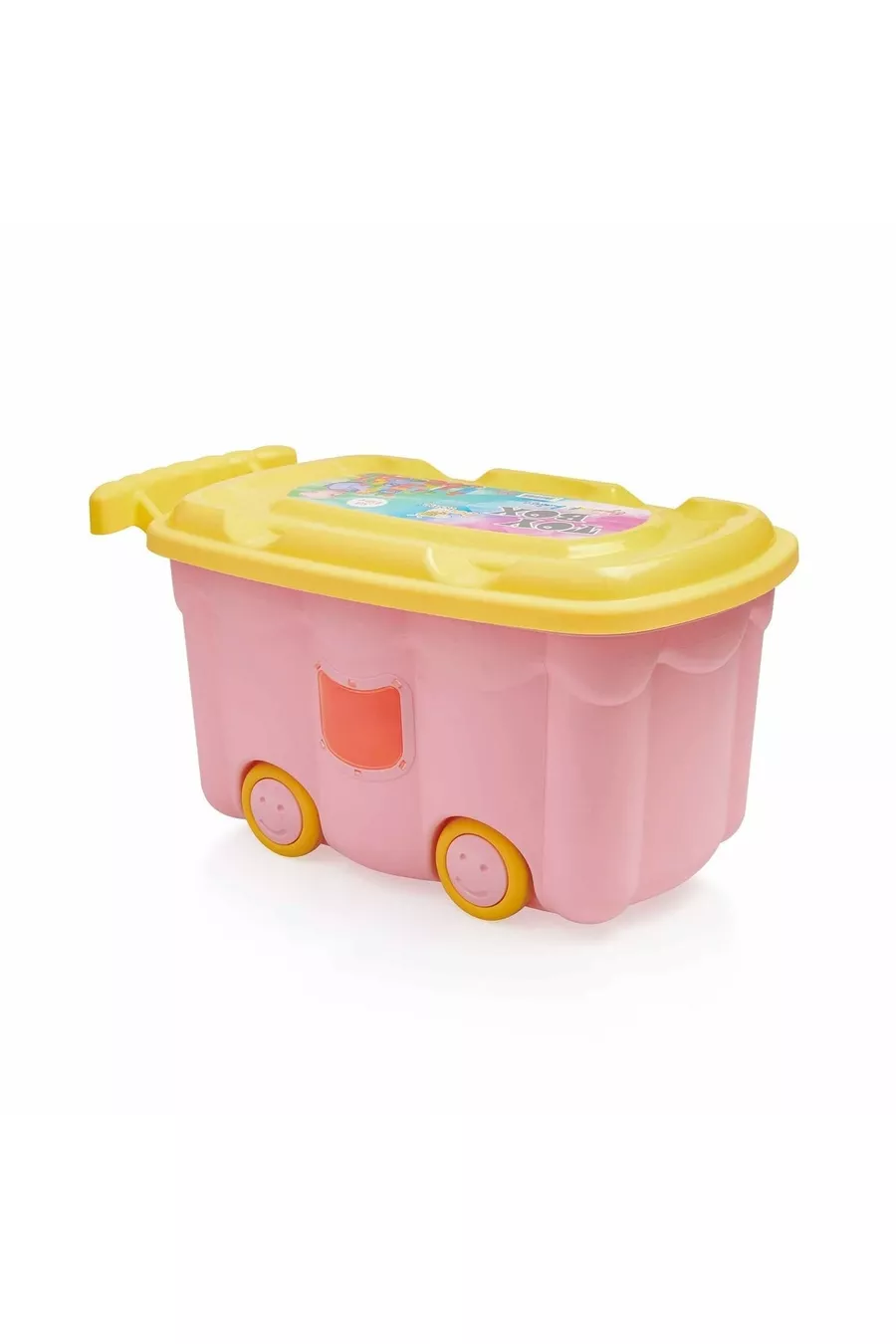 Wheeled Toy Box - Pink - Lt