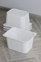 4 paniers de rangement pour jouets, boîte de rangement, panier à jouets multi-usage, blanc