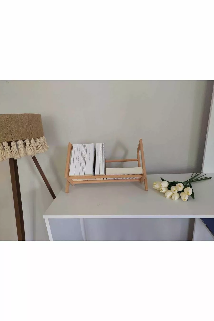 Wood Master % جُرغِن طبيعي رف كتب للمكتب
