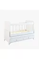 Culla con cassetto * Altalena per neonato con letto regalo, fissa e oscillante