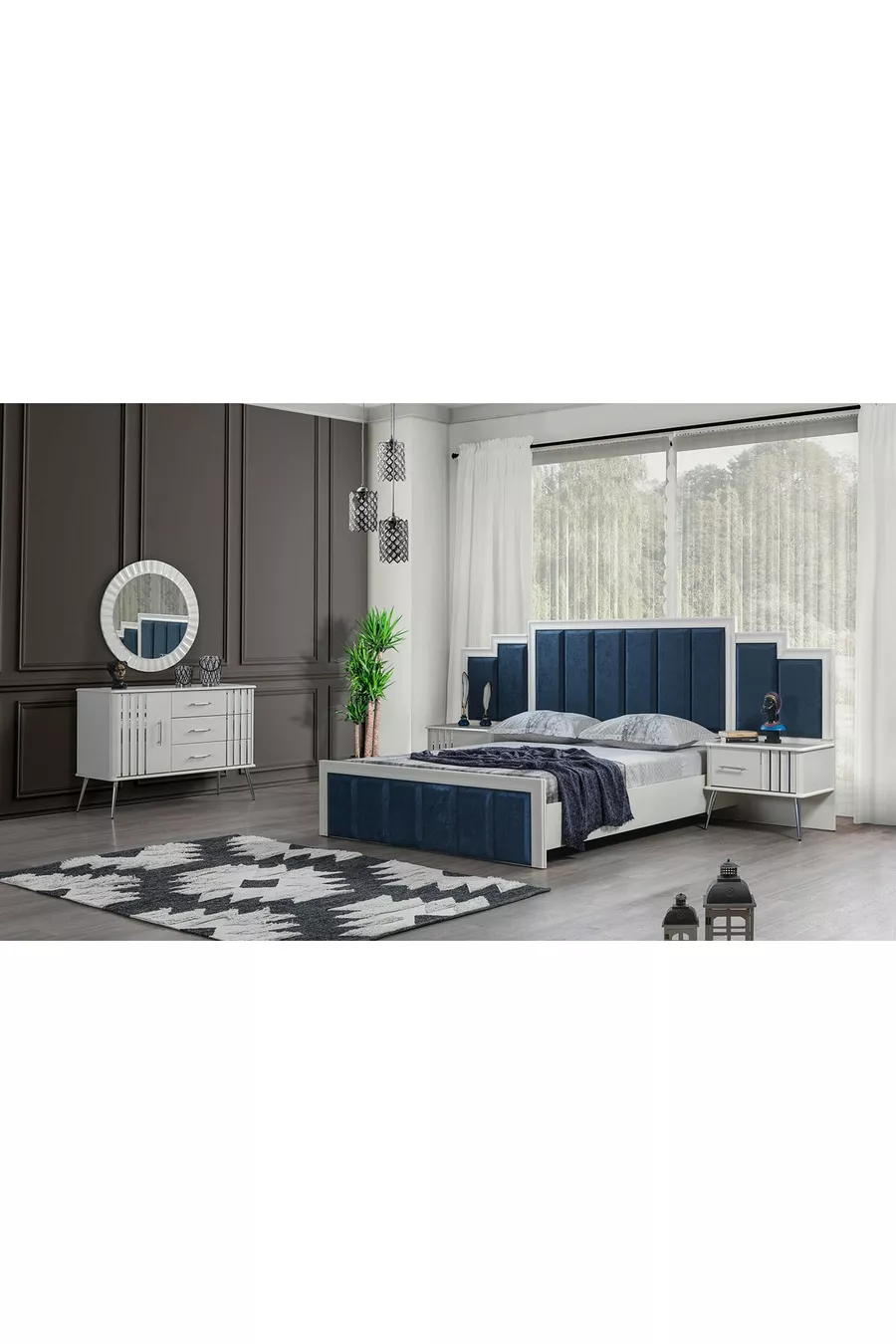 Erva MDF-Based Bedroom Set