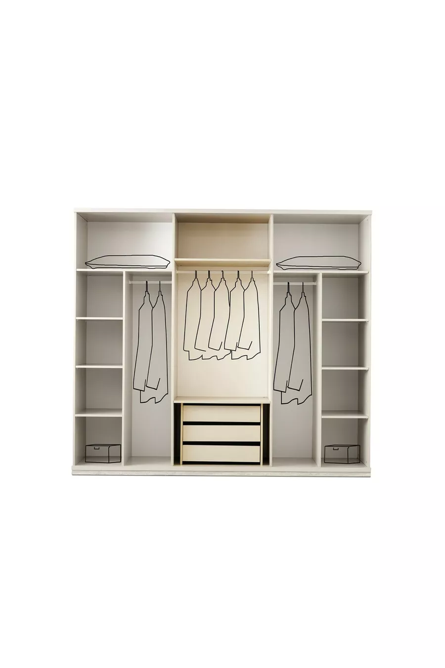 غرفة نوم كابادوكيا بمصابيح LED وقاعدة MDF