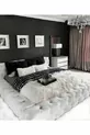 Double Bed Base Headboard Snowflake Color White
