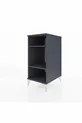 Kronos Nightstand 2-Shelf Anthracite-Anthracite