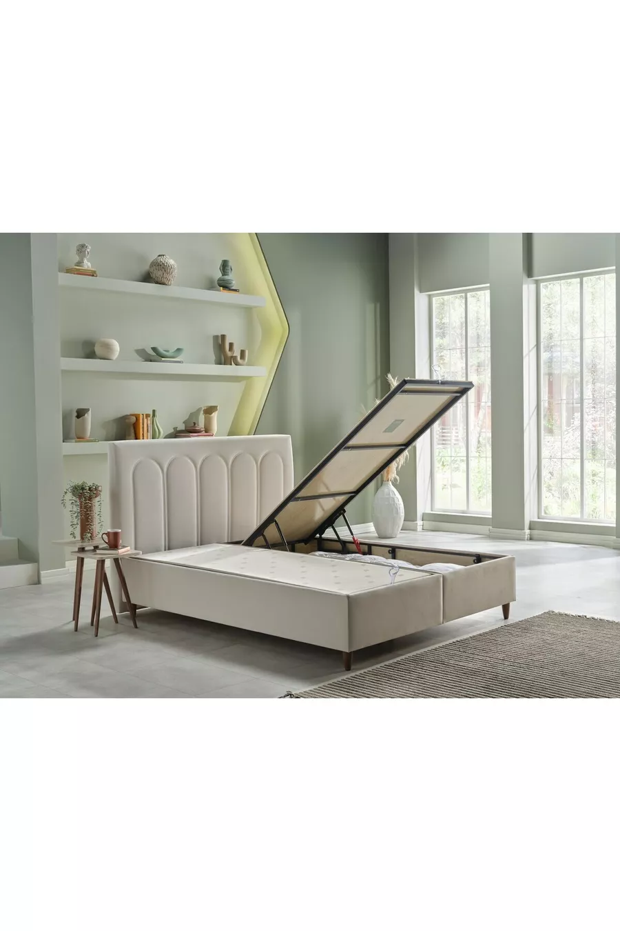 Base Beta Pied en Noyer