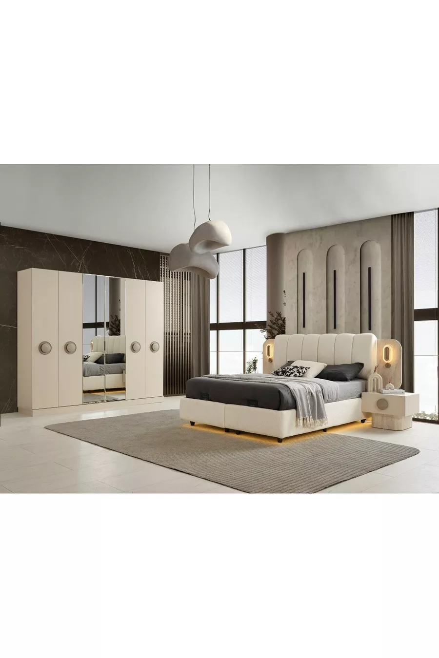 CAMERA DA LETTO MODA MDF