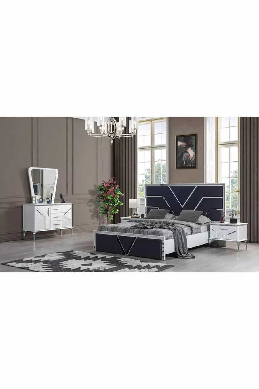Asel % MDF Slaapkamer Set