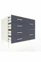 Kronos Dressoir 6 Lade Edelsteen-Edelsteen/Antraciet