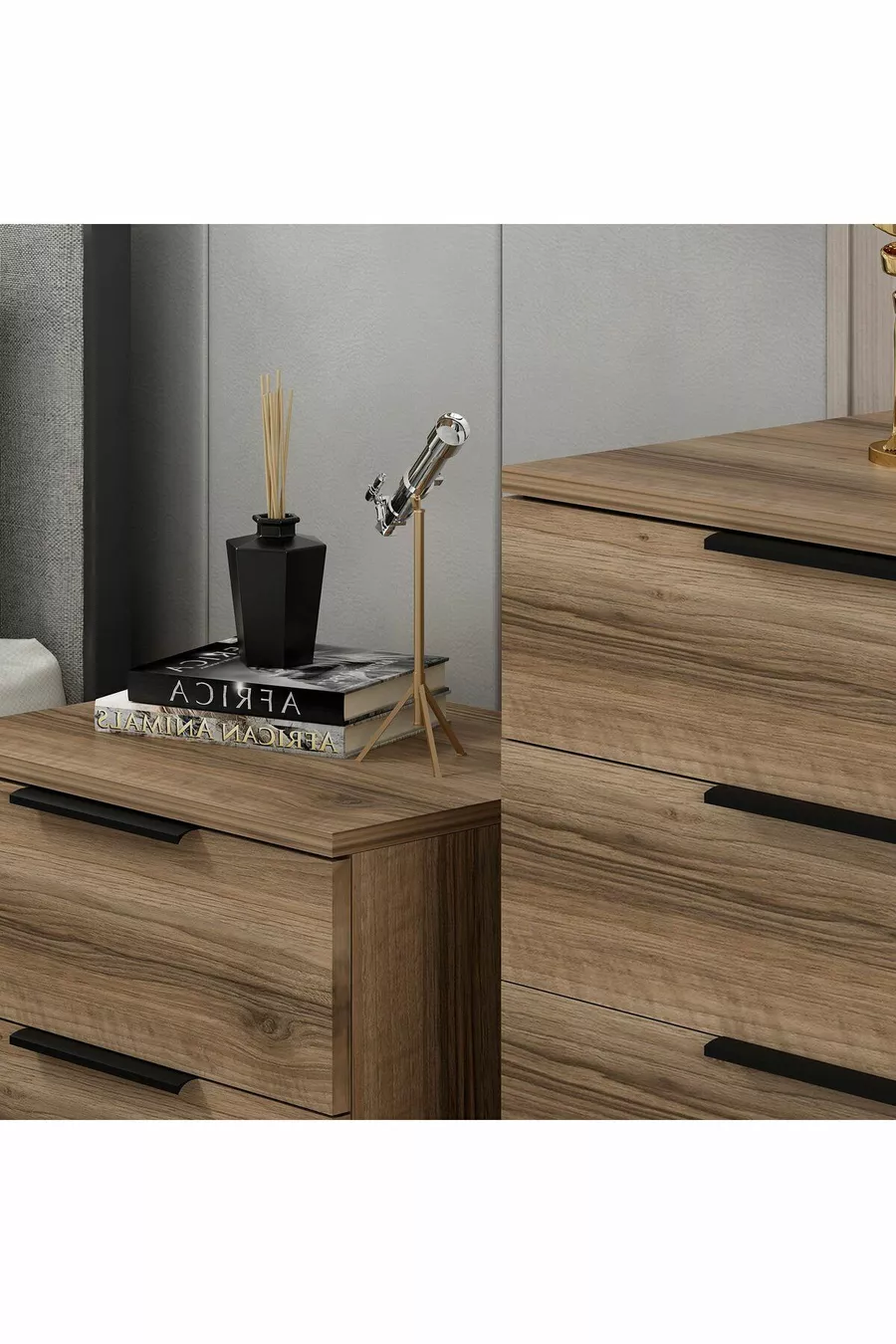 -kale Plus Commode 4 tiroirs dorée