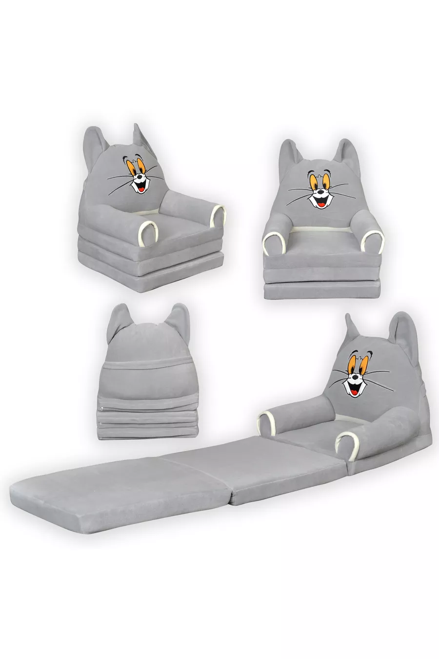 Chaise enfant portable Polar à 3 niveaux, lit pour enfant lavable et transportable