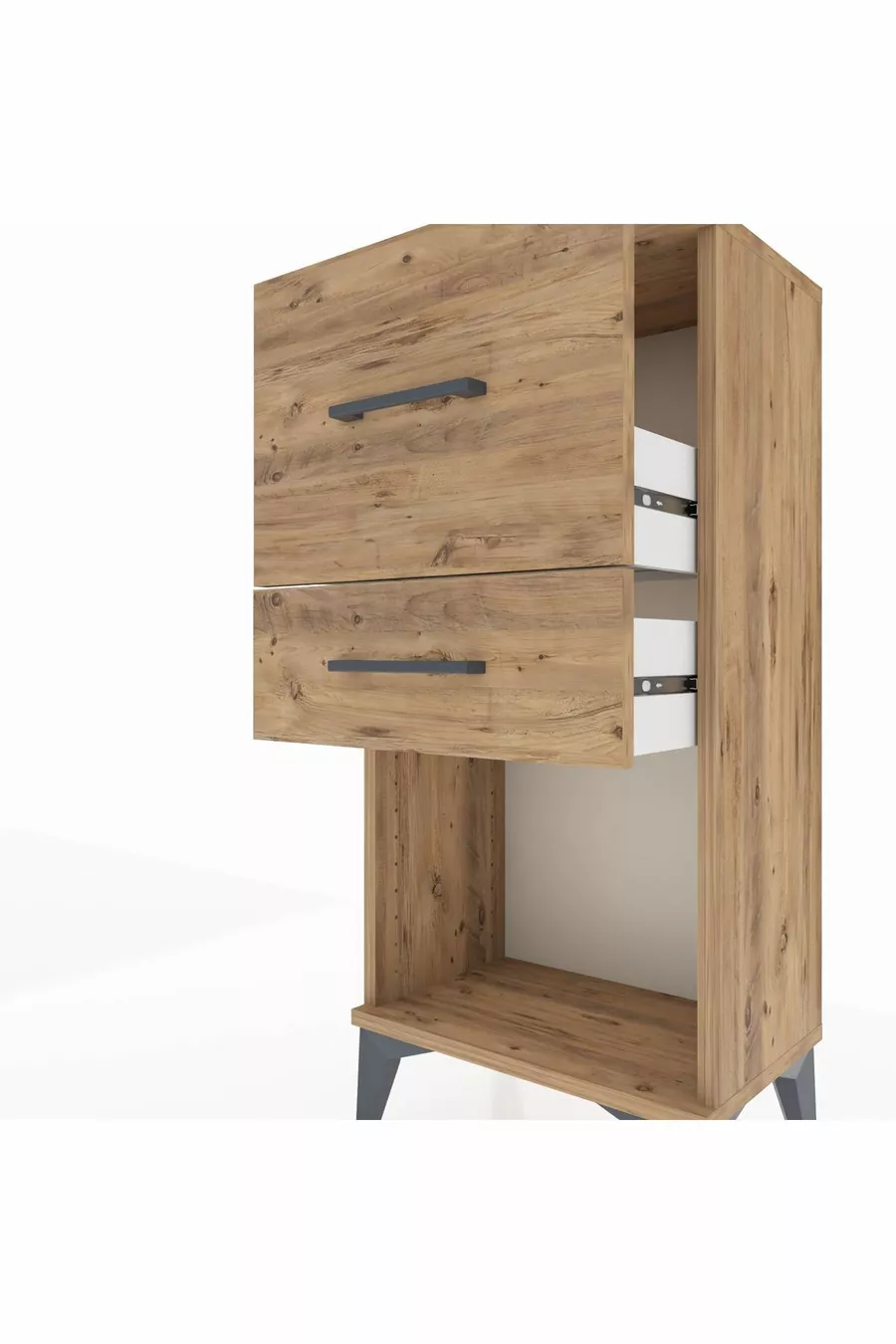 Arges Chest of Drawers 2-Drawer Pine-Pine