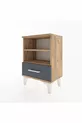 Arges Commode 2-Shelf Single Drawer Pine-Anthracite