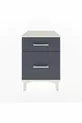 Hyperion Commode 2 Lades Agaatgrijs-Antraciet