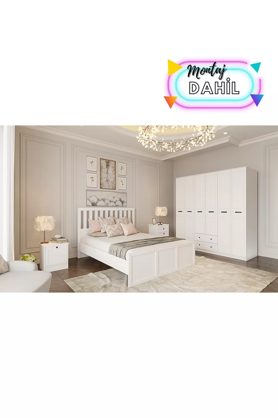 Ensemble de chambre à coucher Country