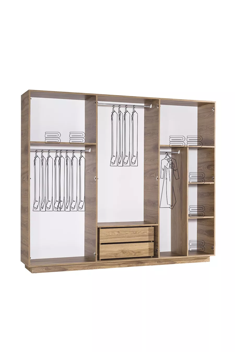 Nova 6-tlg. Schlafzimmer-Set mit Schrank