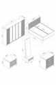 غرفة نوم كالي لوكس - مجموعة أنثراسيت 1