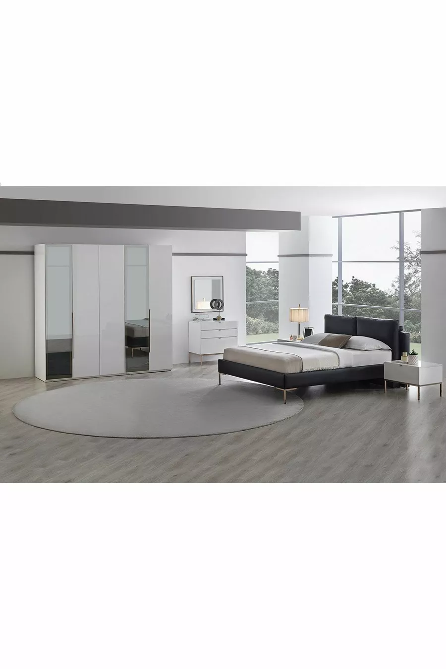 Legato Bedroom Set - White
