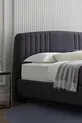 Canto Baza, Testata Silver Matrimoniale Set da 2 - Antracite,