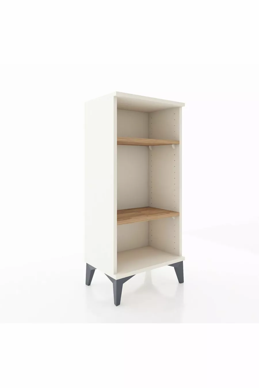 Arges Commode 2-Shelf Moonstone-Pine