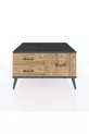 Kronos Dresser 3-Shelf Anthracite-Anthracite/Pine