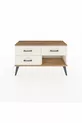 Commode Arges 3 tiroirs Pierre d'Agate-Pin/Pierre d'Agate