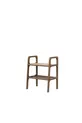 Arce, Bibliothèque en bois, Table de chevet et unité d'étagère