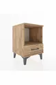 Commode Hyperion à une étagère et un tiroir Pin-Pin