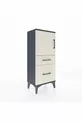 Arges Commode 2 Planken 2 Lades 1 Deur Antraciet-Leisteen