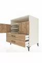 Kronos Dresser 3 Shelves 2 Drawers 2 Doors Moonstone-Pine