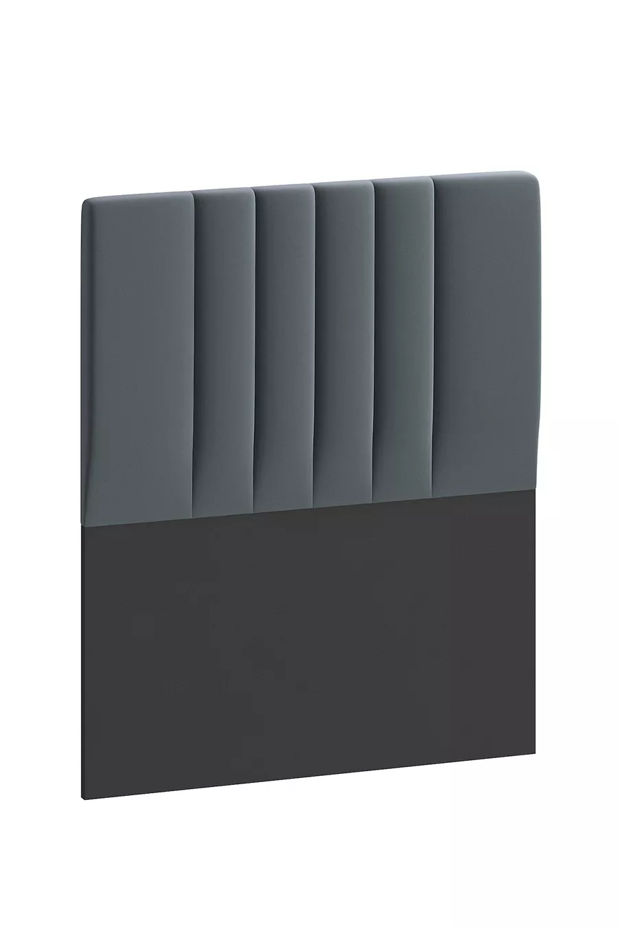 Tête de lit, Tête Lotus Anthracite, Tête de lit pour lit simple avec options de taille