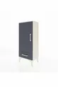 Arges Commode with 3 Shelves, Single Drawer and Single Door, Moonstone-Anthracite