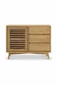 Ligna Natural Wood Console - With Doors and 3 Drawers