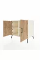 Kronos Dressoir 2 Planken 3 Deuren Opaaldennen/Opaal