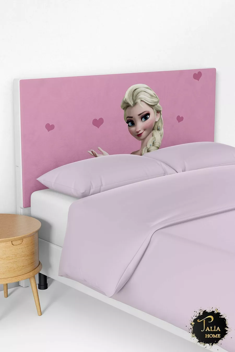 Housse de tête de lit et de sommier à motif Elsa