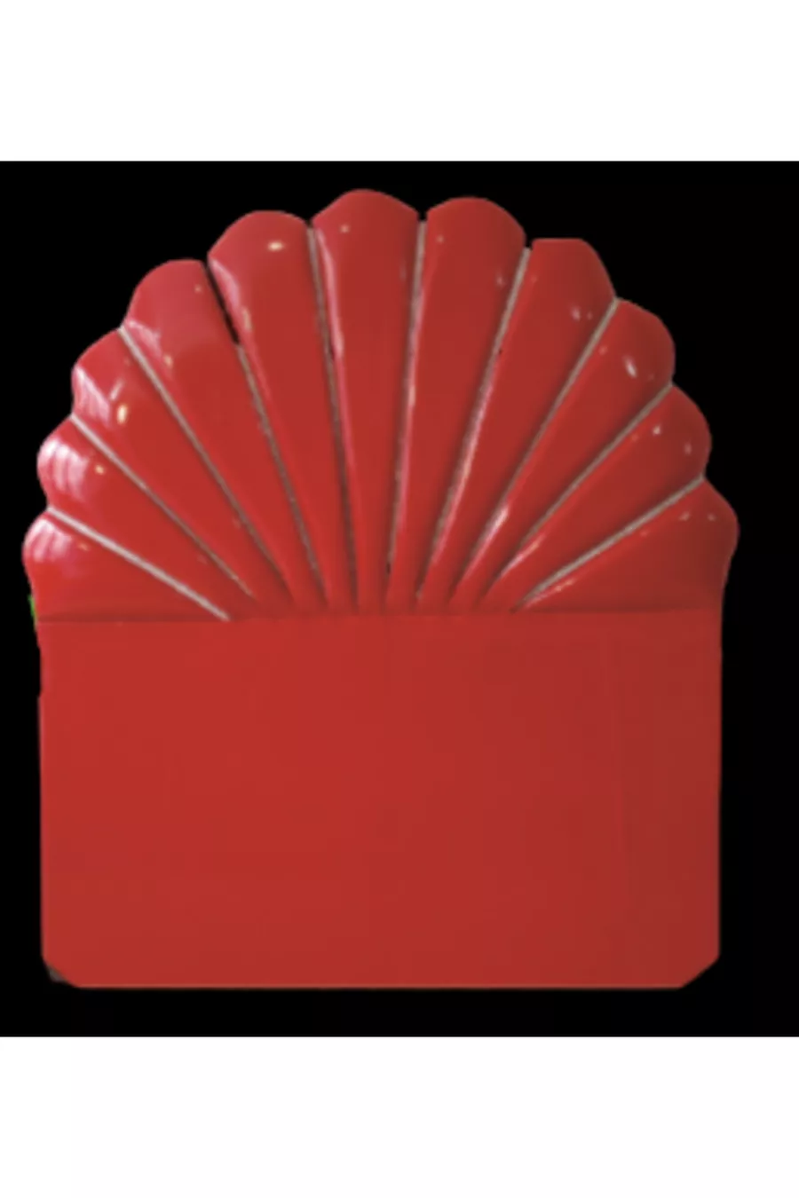 Modello ALC MİDYE Rivestimento in Tessuto in Pelle Sintetica Capitonné Moderno Rosso Fatto a Mano cm