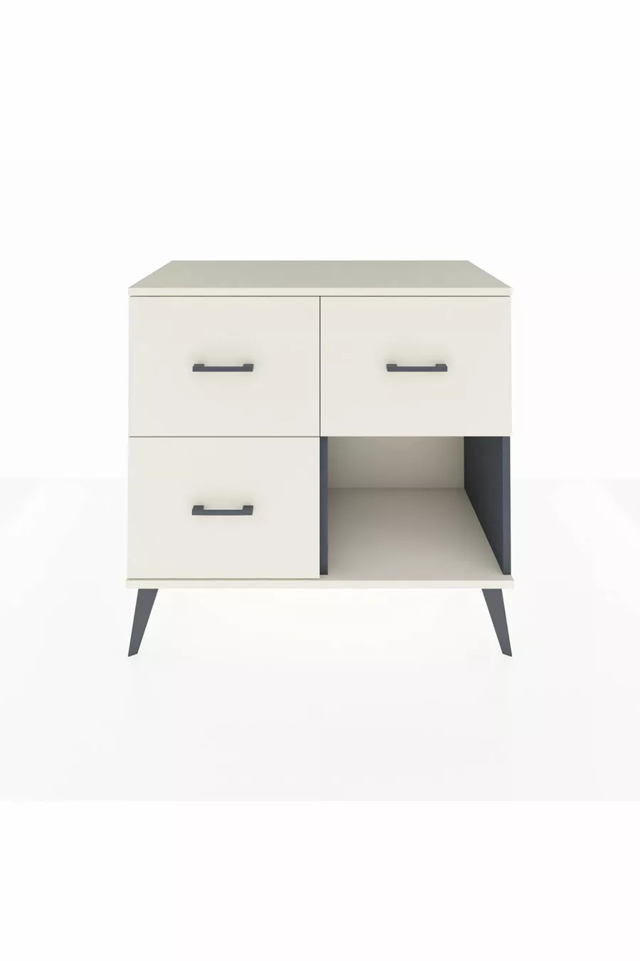 Hyperion Dresser 3 Drawers Anthracite-Slate